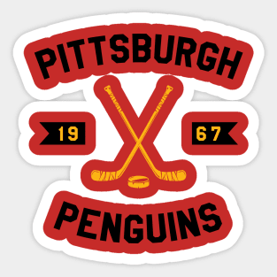 pittsbrugh hockey Sticker